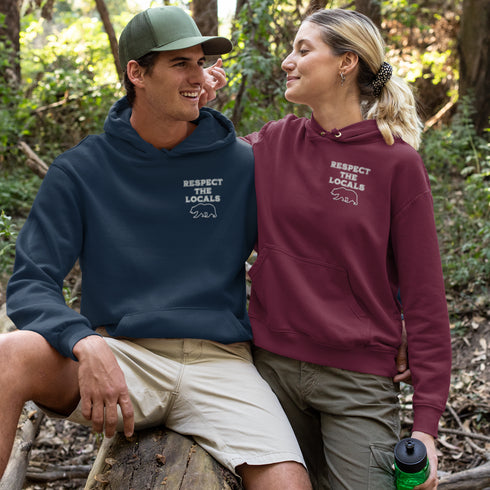 Respect The Locals Double Sided Hoodie